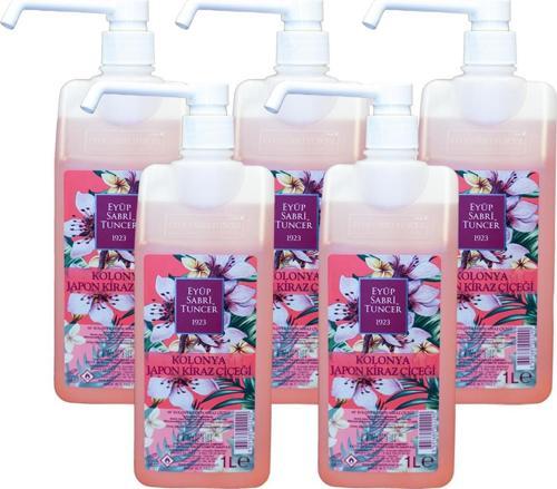 Japon Kiraz Çiçeği Kolonyası Sprey Şişe 1 lt x 5 Adet