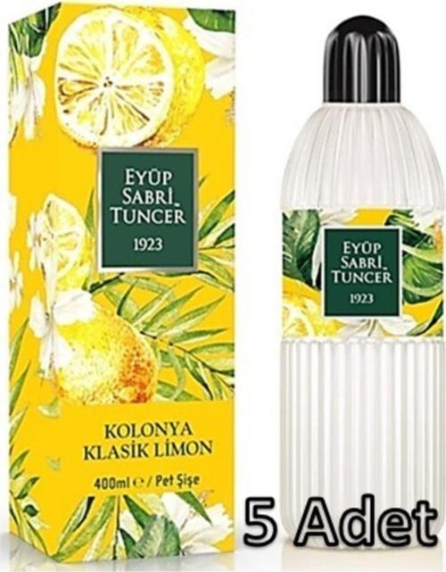 Klasik Limon Kolonyası 80 Derece Şişe 400MLx5