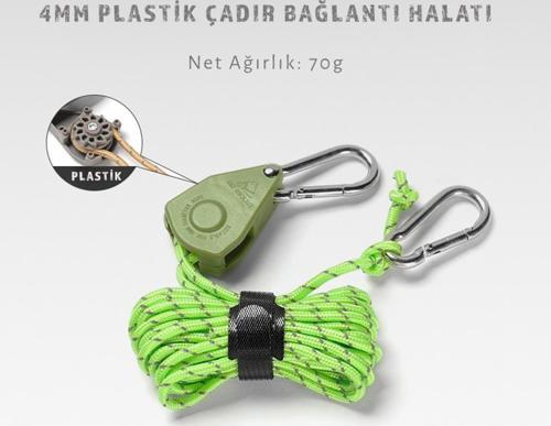 SF-KMP003 4MM PLASTİK ÇADIR BAGLANTI HALATI