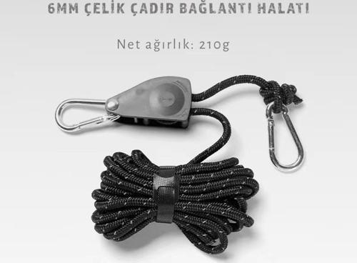 SF-KMP002 6MM ÇELİK ÇADIR BAGLANTI HALATI