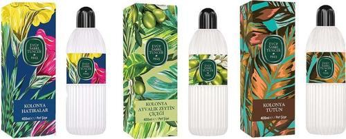 Kolonya Hatıralar, Ayvalık Zeytin Çiçeği ve Tütün Pet Şişe 400 ML