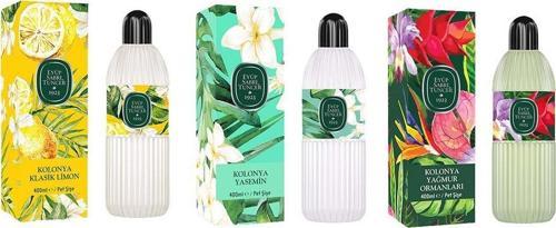 Kolonya Klasik Limon, Yasemin ve Yağmur Ormanları Pet Şişe 400 ml