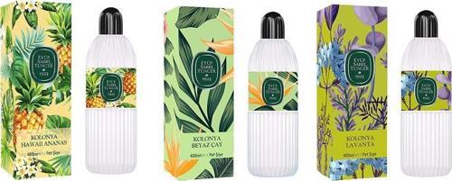 Kolonya Hawaii Ananas, Beyaz Çay ve Lavanta Pet Şişe 400 ml