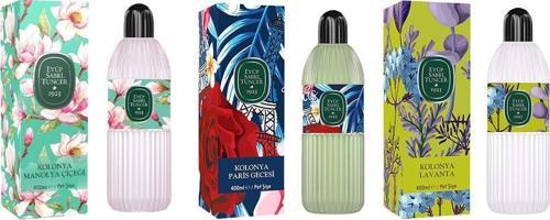 Kolonya Manolya Çiçeği, Paris Gecesi ve Lavanta Pet Şişe 400 ML