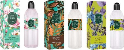 Kolonya Manolya Çiçeği, Tütün ve Lavanta Pet Şişe 400 ML