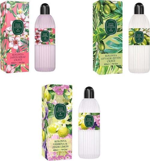 Kolonya Verbena & Zinde Limon, Japon Kiraz Çiçeği ve Ayvalık Zeytin Çiçeği