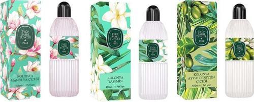 Kolonya Manolya Çiçeği, Yasemin ve Ayvalık Zeytin Çiçeği Pet Şişe 400 ML