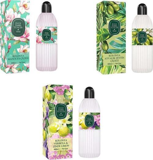 Kolonya Verbena & Zinde Limon, Manolya Çiçeği ve Ayvalık Zeytin Çiçeği