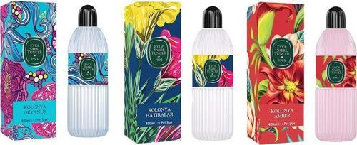 Kolonya Okyanus, Hatıralar ve Amber Pet Şişe 400 ml