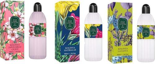 Kolonya Japon Kiraz Çiçeği, Hatıralar ve Lavanta Pet Şişe 400 ML