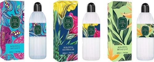 Kolonya Okyanus, Hatıralar ve Beyaz Çay Pet Şişe 400 ml