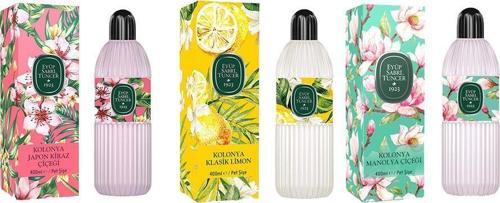 Kolonya Japon Kiraz Çiçeği, Klasik Limon ve Manolya Pet Şişe 400 ML