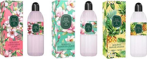 Kolonya Japon Kiraz Çiçeği, Manolya Çiçeği ve Hawaii Ananas Pet Şişe 400 ML