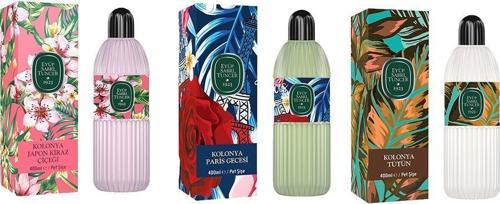 Kolonya Japon Kiraz Çiçeği, Paris Gecesi ve Tütün Pet Şişe 400 ML