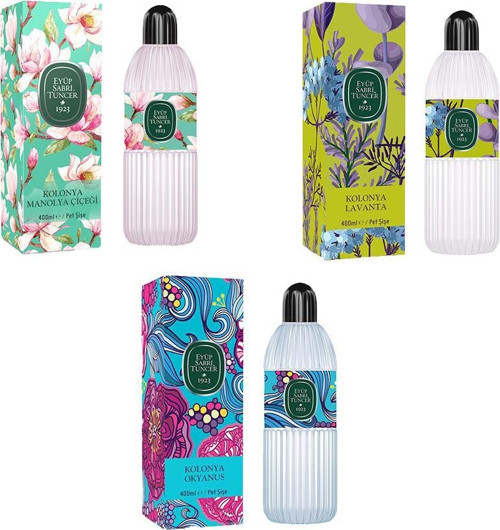 Kolonya Okyanus, Manolya Çiçeği ve Lavanta Pet Şişe 400 ml