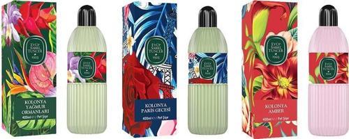Kolonya Yağmur Ormanları, Paris Gecesi ve Amber Pet Şişe 400 ml
