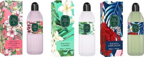 Kolonya Japon Kiraz Çiçeği, Yasemin ve Paris Gecesi Pet Şişe 400 ML