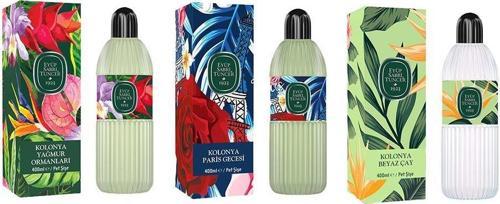 Kolonya Yağmur Ormanları, Paris Gecesi ve Beyaz Çay Pet Şişe 400 ml
