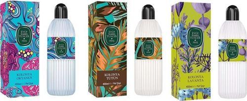 Kolonya Okyanus, Tütün ve Lavanta Pet Şişe 400 ml