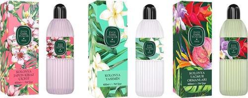 Kolonya Japon Kiraz Çiçeği, Yasemin ve Yağmur Ormanları Pet Şişe 400 ML