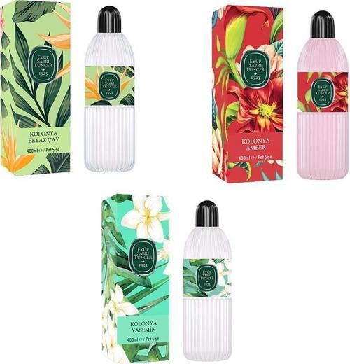 Kolonya Yasemin, Beyaz Çay ve Amber Pet Şişe 400 ML