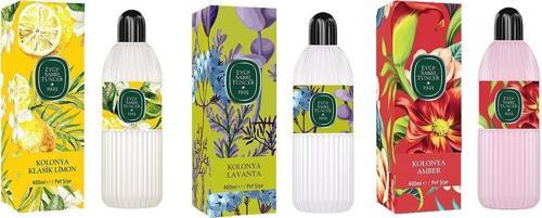 Kolonya Klasik Limon, Lavanta ve Amber Pet Şişe 400 ml