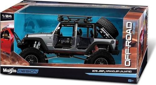 MAY 32523 215 Jeep Wrangler Unlimited 1:24 Model Araba -Necotoys