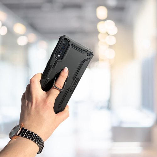 SAMSUNG A70 YÜZÜKLÜ STANDLI  TANK KILIF  (ARMOR MILITARY CASE)