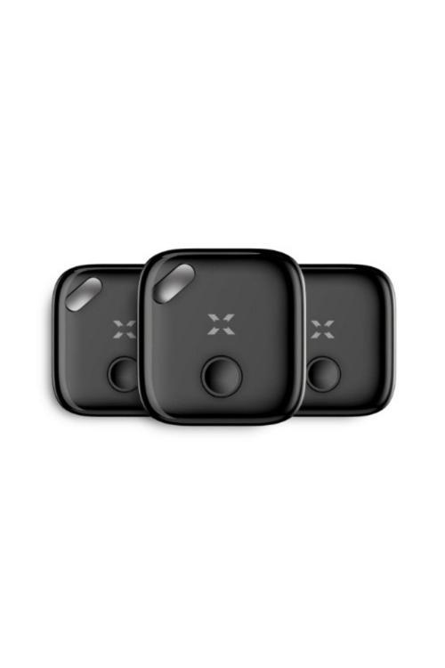 Airtag Akıllı Bluetooth Takip Cihazı Apple Find My App Ile Konum Eşya Bulucu 3 Adet Siyah Tag X6602