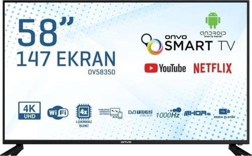 Ov58350 58" 147 Ekran Uydu Alıcılı 4K Ultra Hd Smart Led Tv