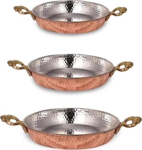 Premium Collection 3’lü Mgs Bakır Sahan Seti 14-16-18cm