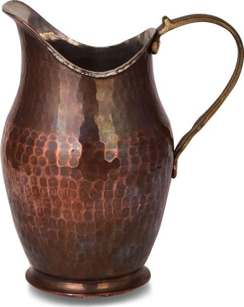 Premium Collection İçim Bakır Sürahi Oksit El Dövmesi