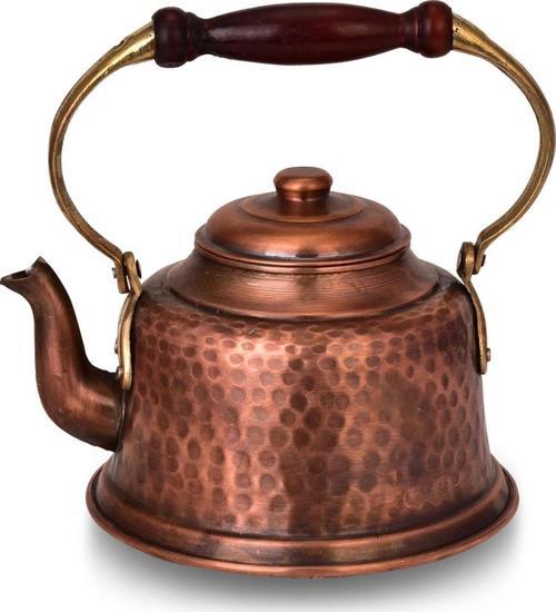 Premium Collection Maraş Bakır Demlik El Dövmesi Oksit