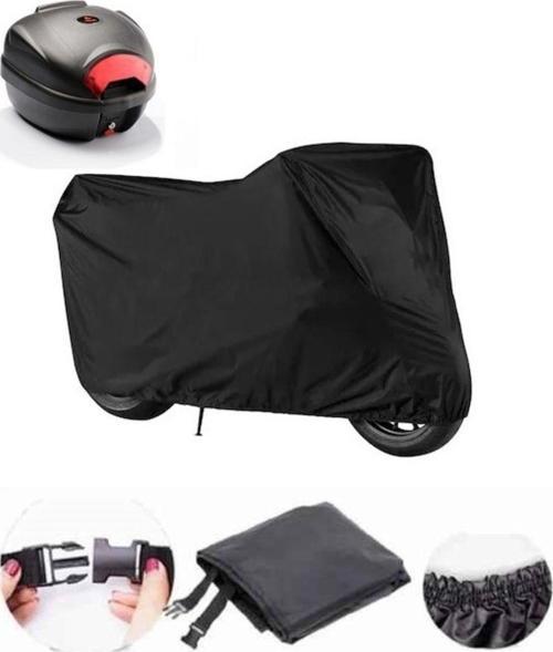 Aprilia Caponord 1200 Abs Travel Pack Arka Çanta Uyumlu Siyah Motosiklet Branda Su Geçirmez