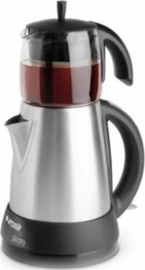 K-3282 IC Inox Cam Demlikli Çay Makinesi