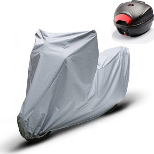Hero Dash 110İ Gri Motosiklet Brandası Arka Çanta Uyumlu