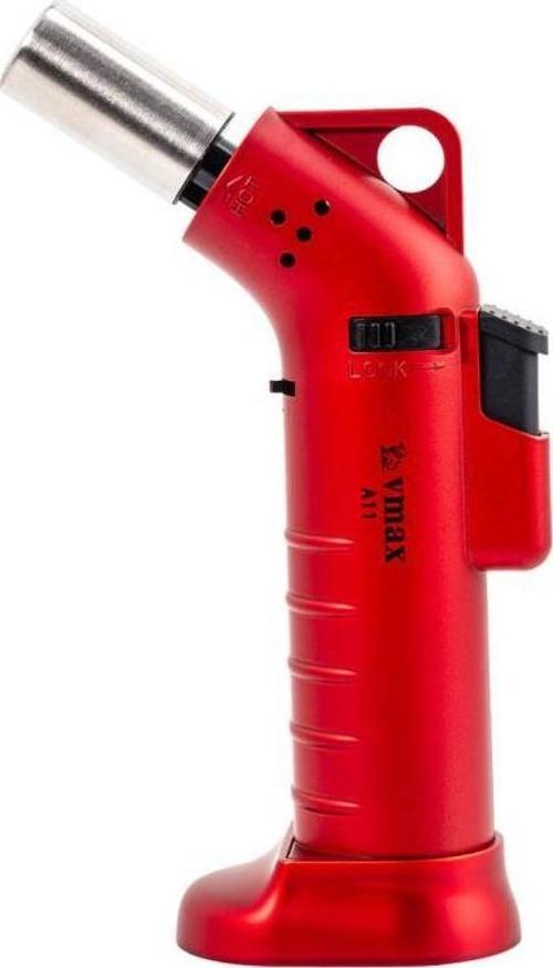 Doldurulabilir Pürmüz Çakmak - Torch - Metal Başlıklı - A11 - Kırmızı