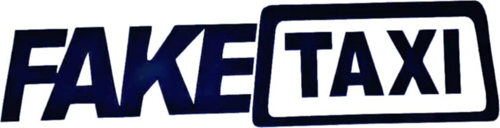 Fake Taxi Yazı Sticker 10 x 2 cm
