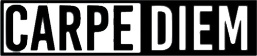Carpe Diem Yazı Sticker 30 x 9 cm