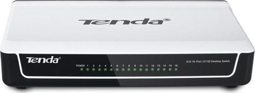 S16 16 Port 10-100 Mbps Switch Plastik Kasa