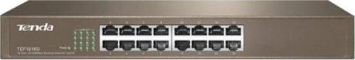 TEF1016D 16 Port 10-100 Mbps Switch Çelik Kasa Rack Mount