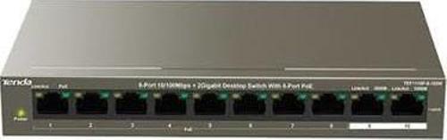 TEF1110P 10 Port 8 Port Poe+ 10-100 + 2 Port 10-100-1000 Switch