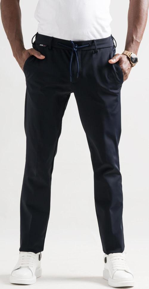 Slimfit Beli Lastikli Ve İplikli Polyamid Hafif Parlak Kışlık Kumaş Erkek Jogger Pantolon
