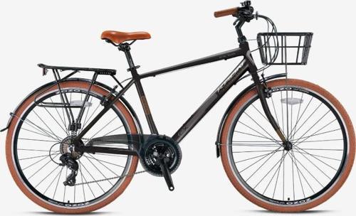 CX 100 - 26  City Bike - Unisex - 15' - 21 Vites - V.B - Füme-Gri/Kahverengi