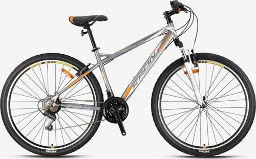 Vortex 4.0 - 29inç  Mtb - 16 - 21 Vites - V.B. (Papuç Fren) - Mat Füme-Neon Turuncu/Gri