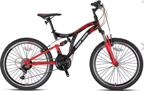 HUNTER - 26" MTB - 21 VİTES - V.B. - SİYAH-KIRMIZI/BEYAZ