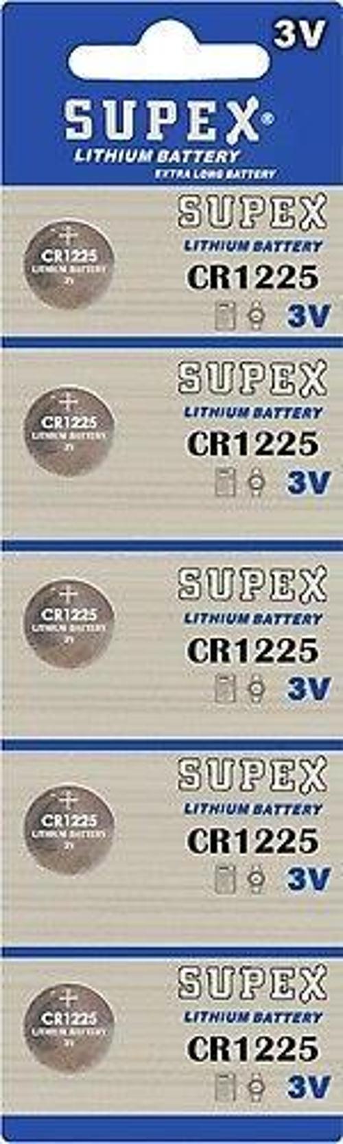 CR1225-C5 3V Lityum Düğme Pil 5'li Paket