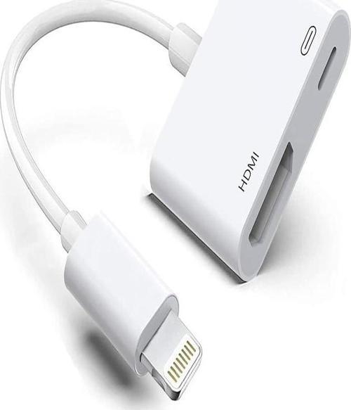 Apple Lightning-HDMI Adaptörü,Dijital AV Ses Anahtarı,iPhone,iPad, iPod - TV/Projektör/Monitör için