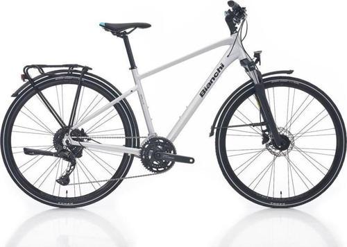 BIANCHI NEWTOURER CUES ERKEK ŞEHİR BİSİKLETİ 510H HD 28 JANT 20 VİTES ATD500 LIGHT GREY MATT GRAPHITE GLOSS