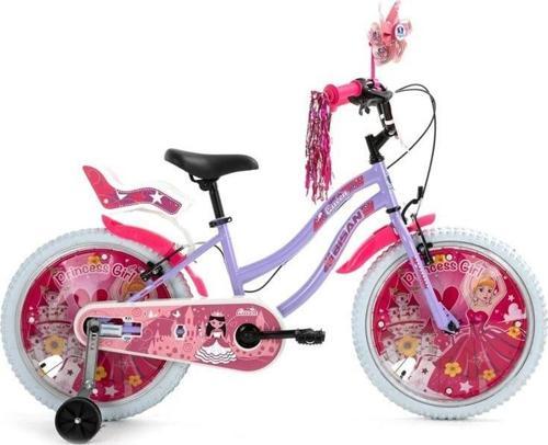 QUEEN KIZ ÇOCUK BİSİKLETİ 30CM V 20 JANT METALİK LİLA PEMBE